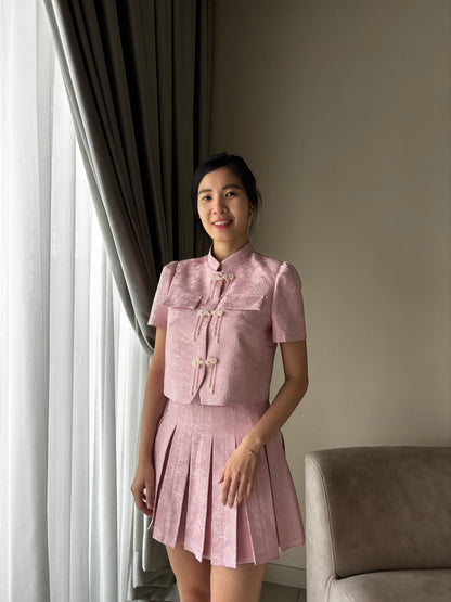 2pcs Cheongsam Skirt Set