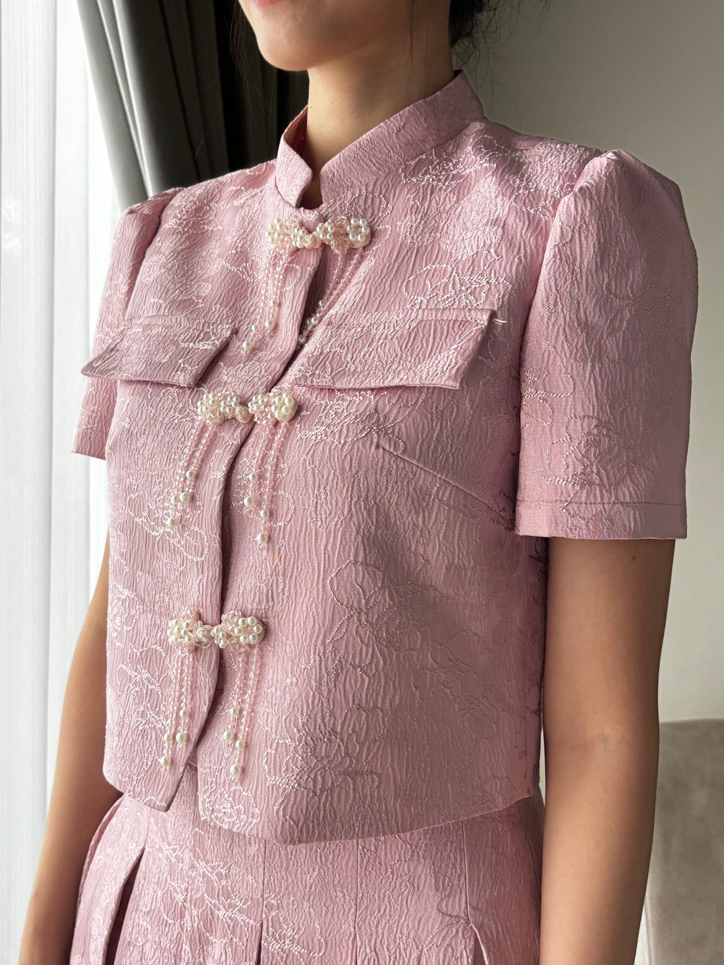 2pcs Cheongsam Skirt Set