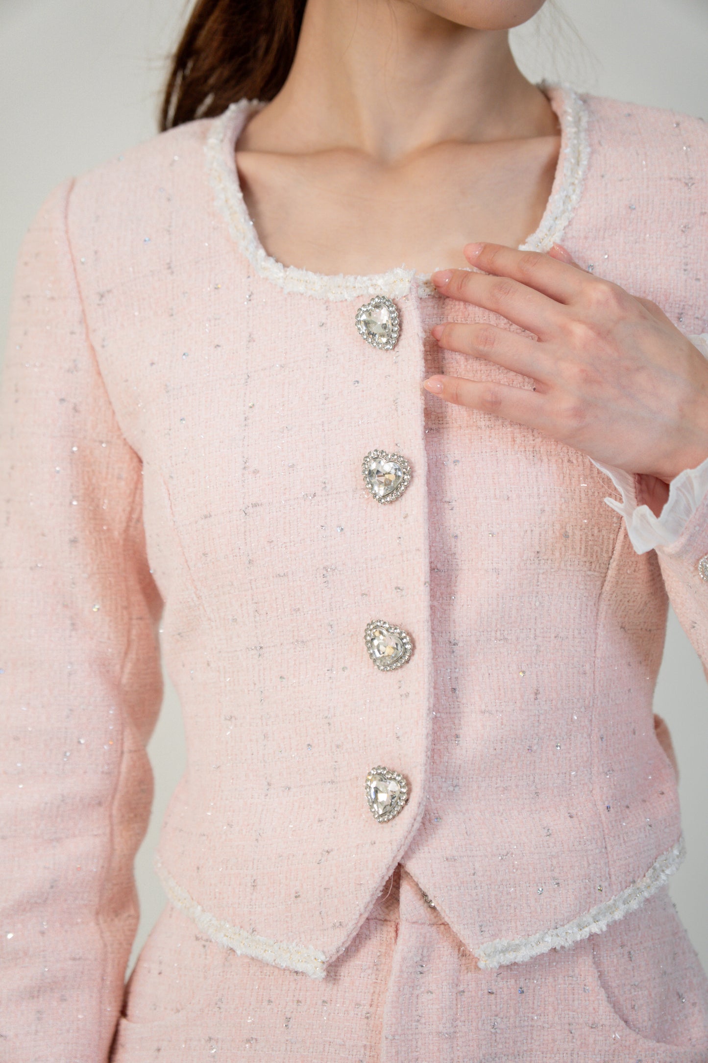 Charlotte Shorts Set Soft Pink