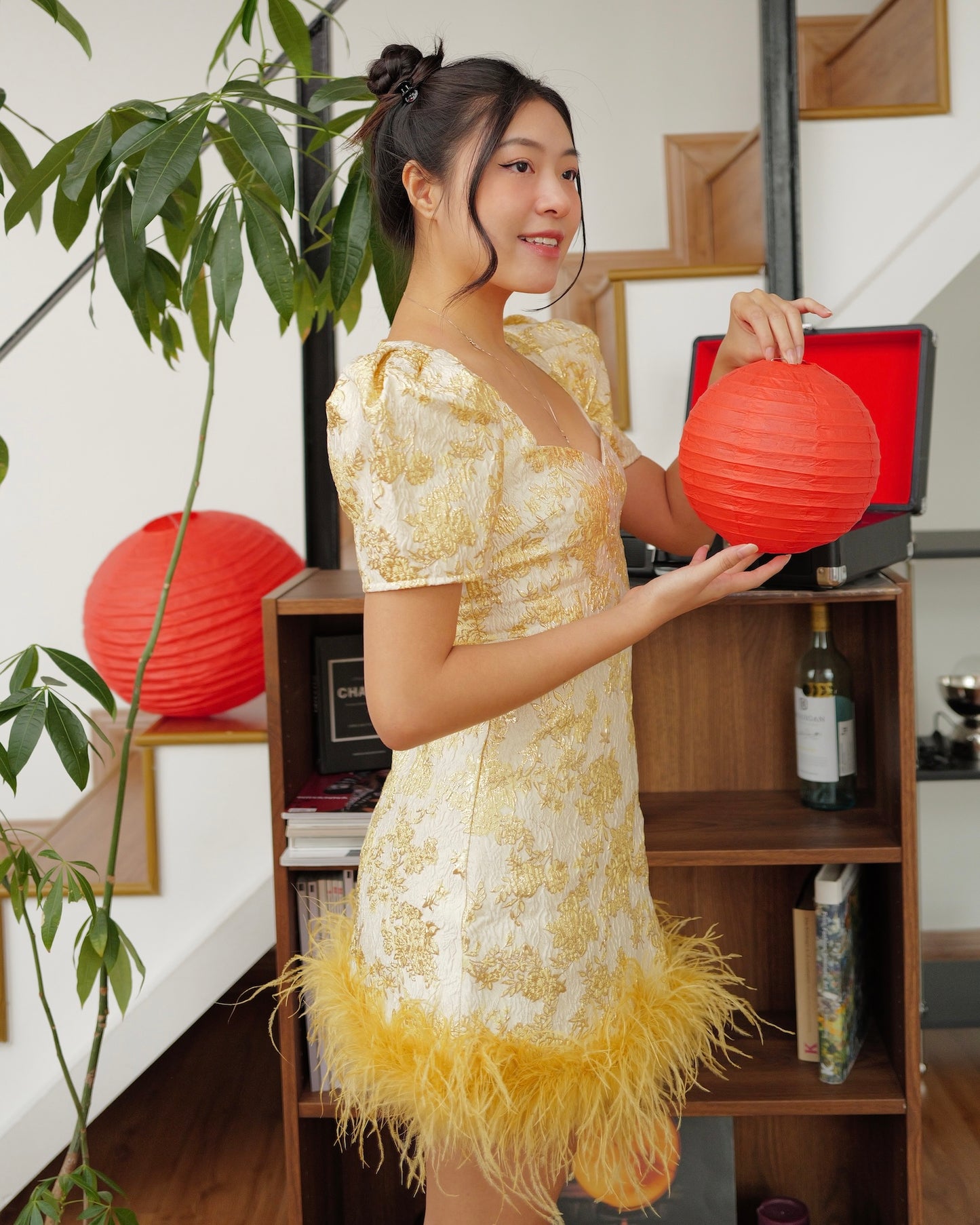 裕丽 [Yú Lì] Feather Dress