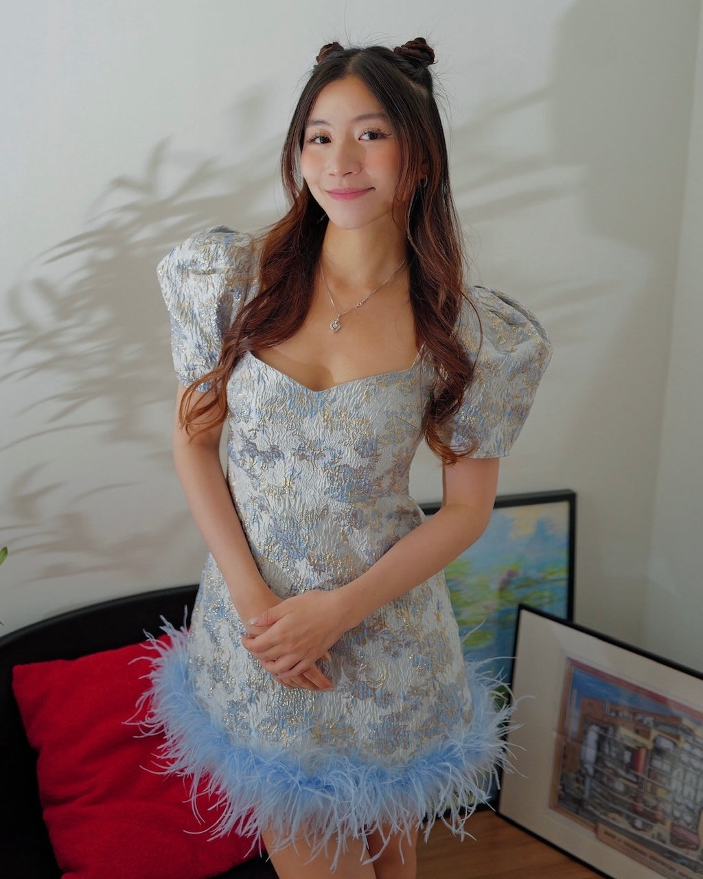 裕丽 [Yú Lì] Feather Dress